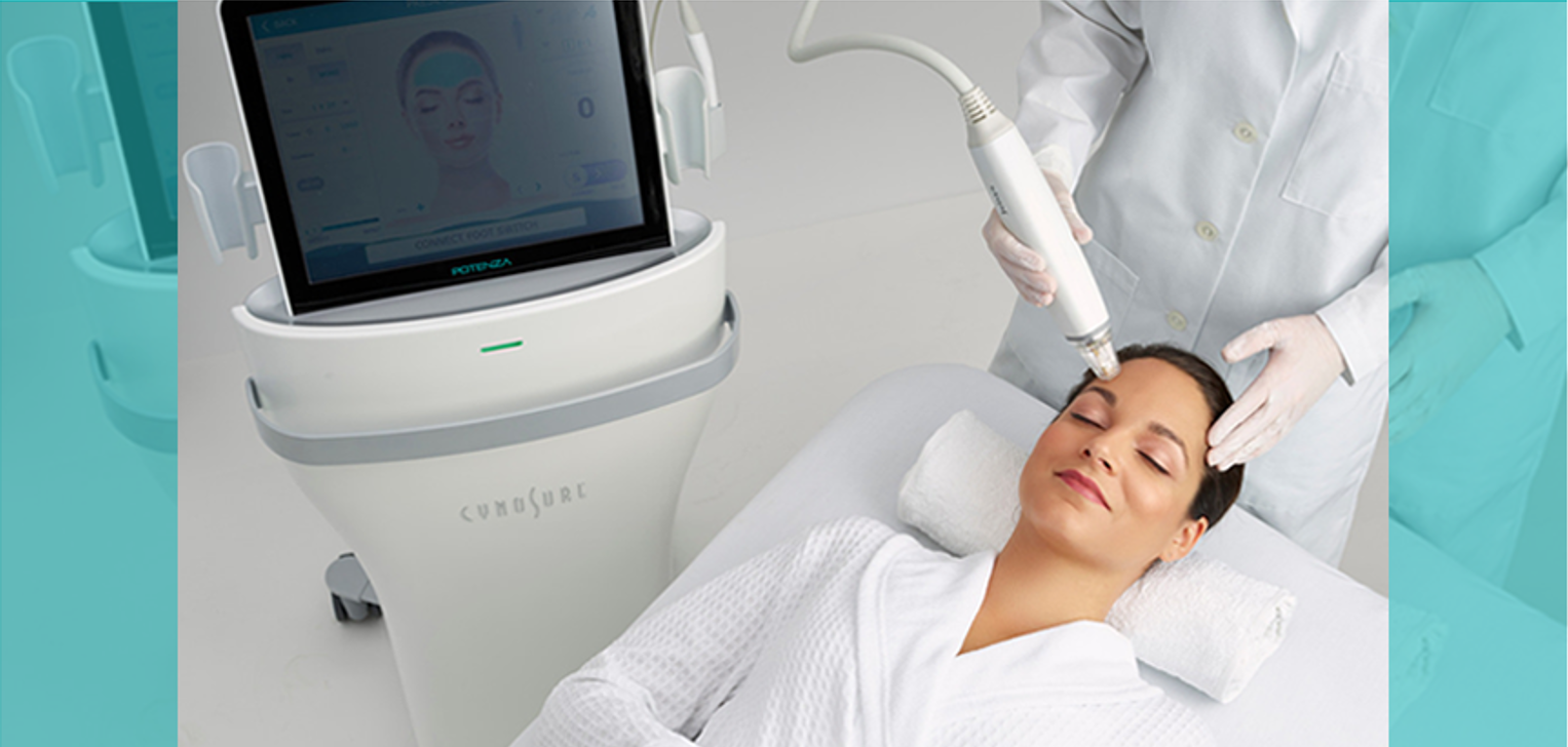 Facial treatment with Potenza